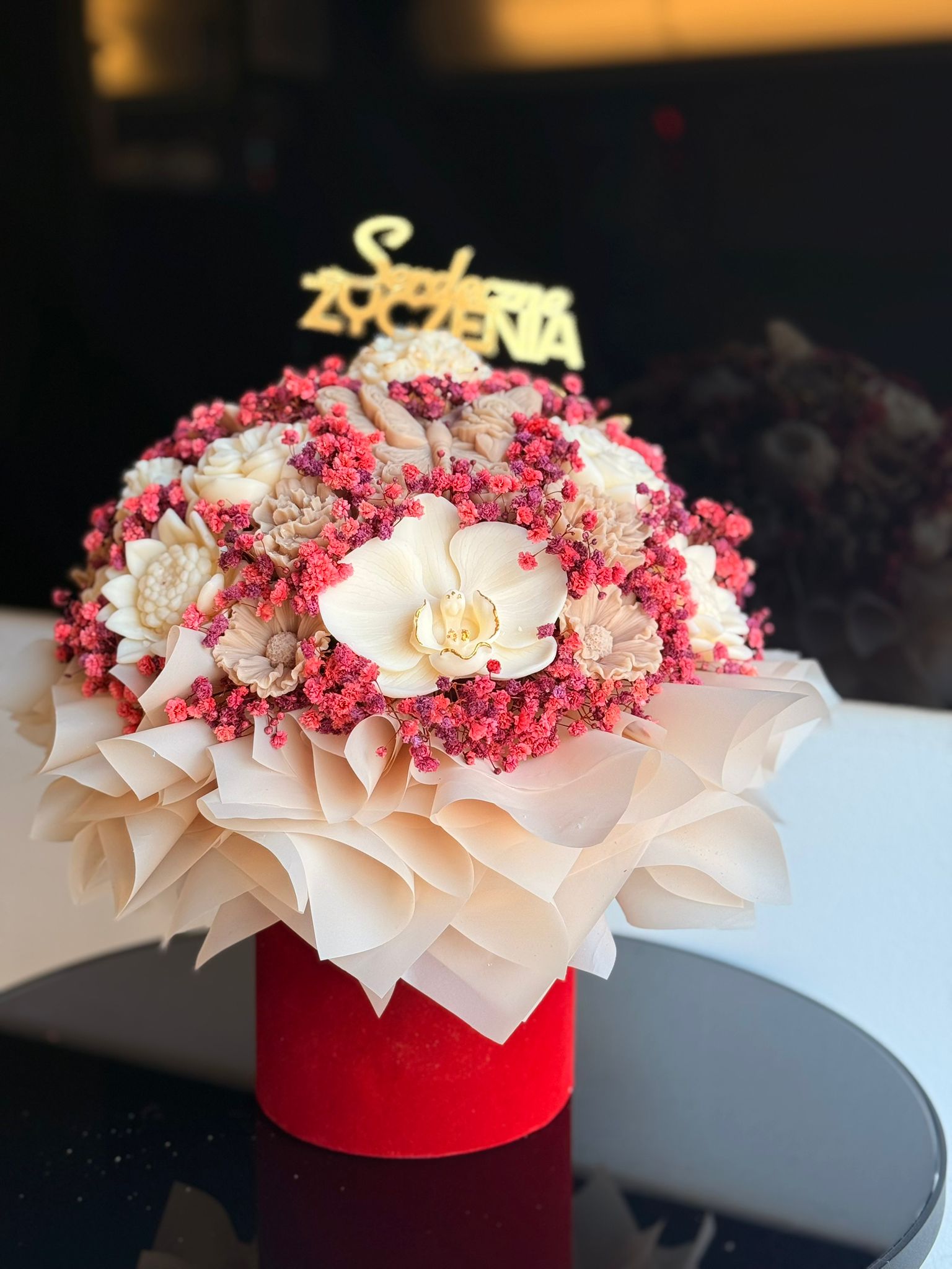 Box Red Velur M