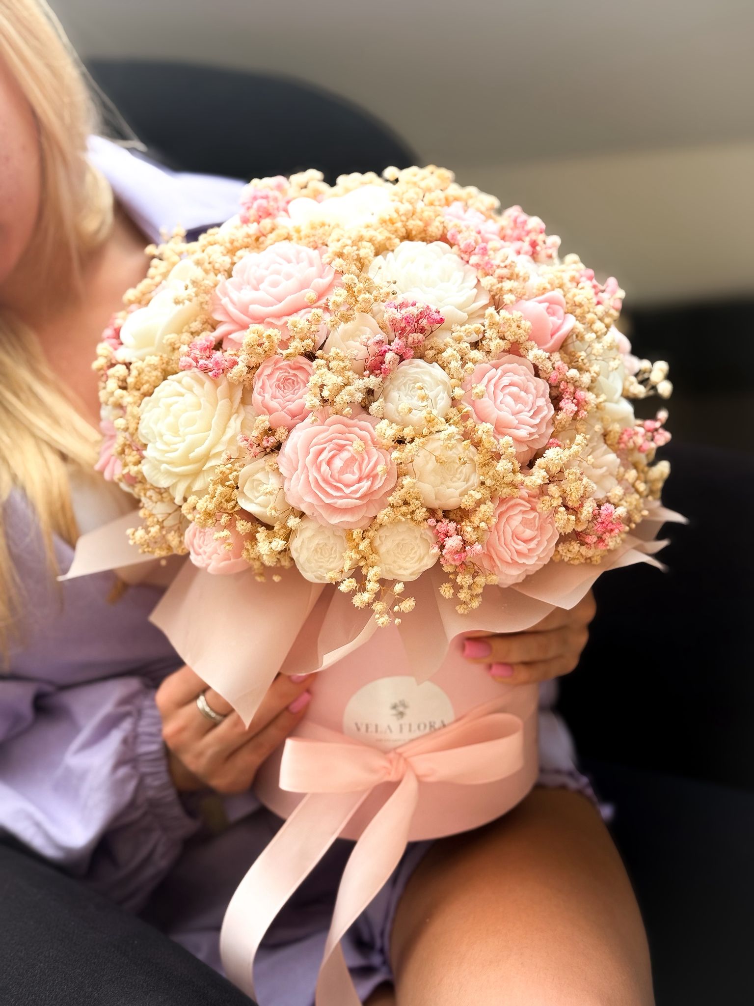 Pinky Candle Box L
