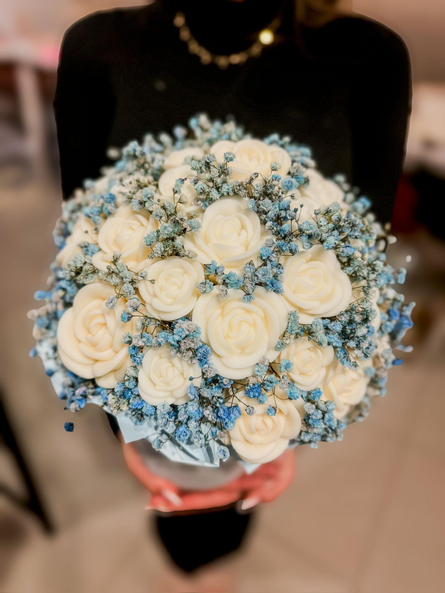 Box Baby Blue Velur M